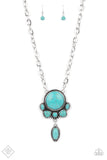 Geographically Gorgeous - Blue Necklace - Box 5 - Blue
