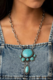 Geographically Gorgeous - Blue Necklace - Box 5 - Blue