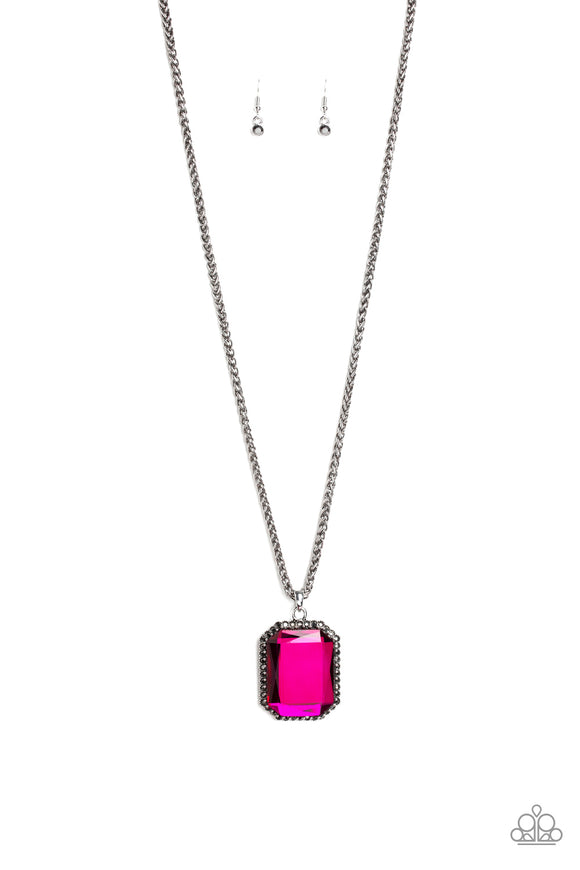 Let Your HEIR Down - Pink Necklace - Box 2 - Pink