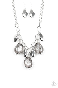 Looking Glass Glamorous - Silver Necklace - Box 20 - Silver