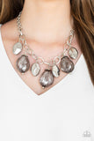 Looking Glass Glamorous - Silver Necklace - Box 20 - Silver