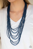 Totally Tonga - Blue Necklace