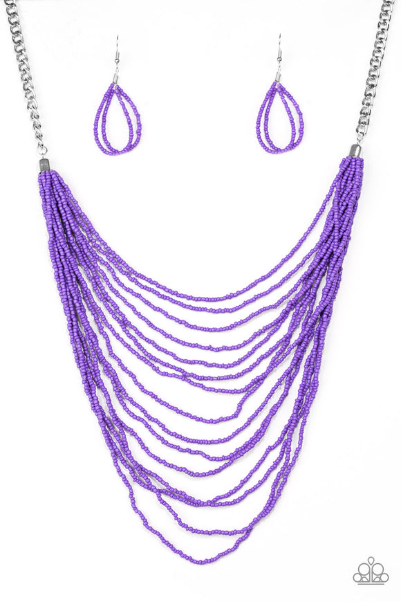 Bora Bombora - Purple Necklace - Box 4 - Purple