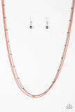 Colorfully Chic - Orange Necklace - Box 6 - Orange