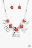 Cougar - Red Necklace - Box 2 - Red