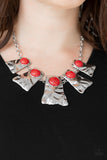 Cougar - Red Necklace - Box 2 - Red