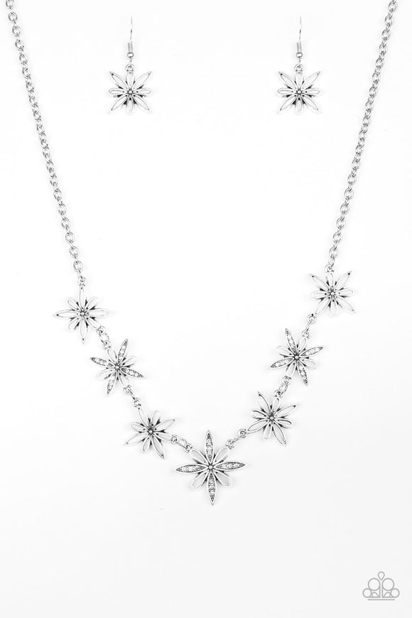 Decked Out In Daisies - White Necklace - Box 3 - White
