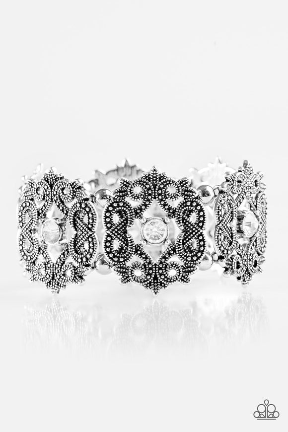EMPRESS-ive Shimmer - White Bracelet