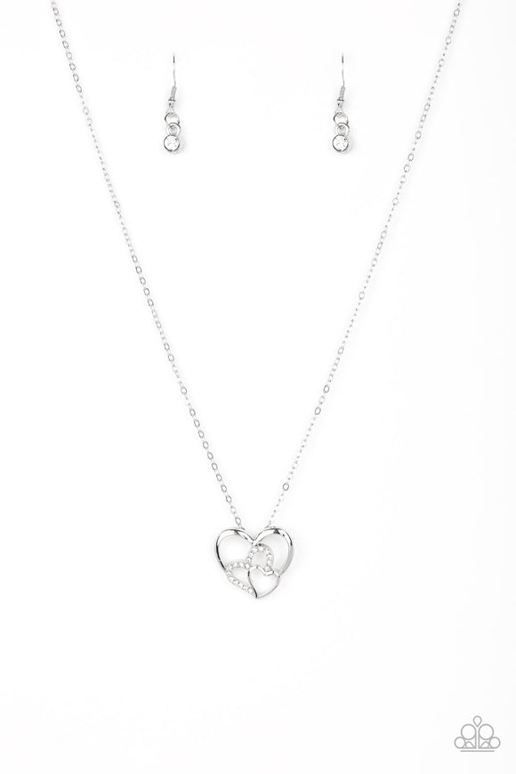 Follow Your HEARTTHROB - White Necklace - Box 6 - White