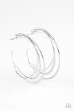 Jumpin' Through Hoops - Silver Hoop Earring