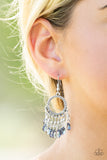 Paradise Palace - Blue Earrings - Convention Jewelry