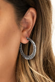 Rumba Rendezvous - Silver Hoop Earring