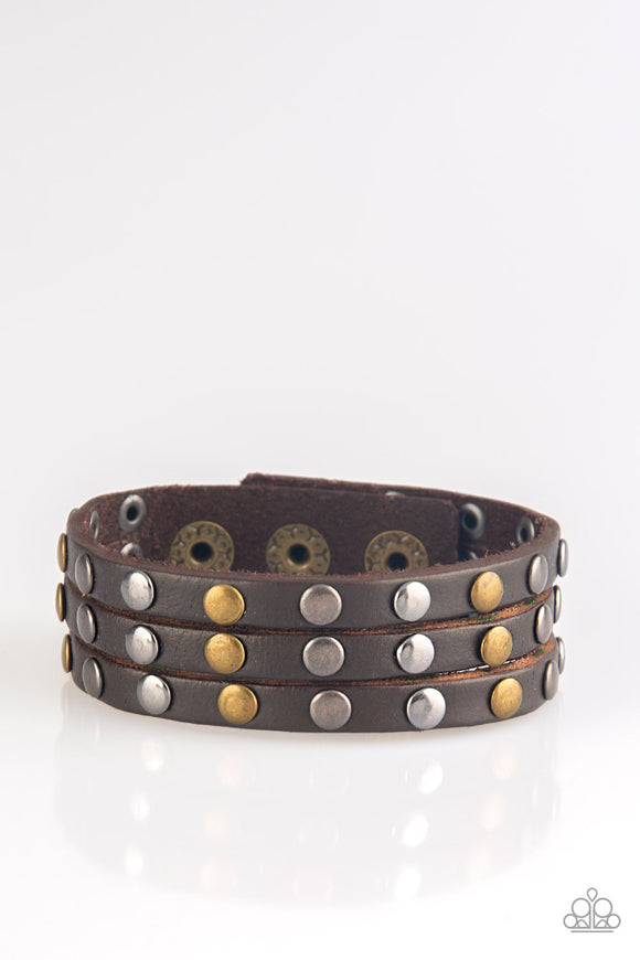 Rural Rider - Brown Urban Bracelet