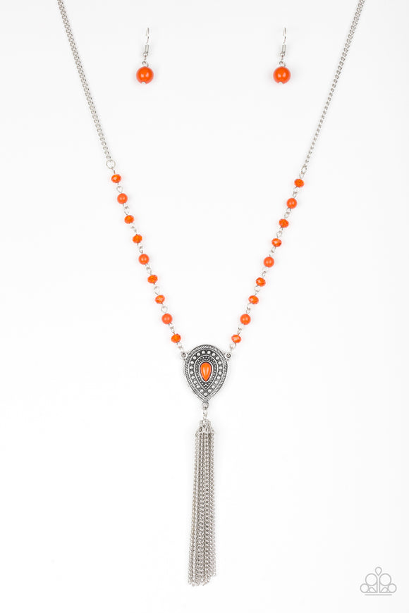 Soul Quest - Orange Necklace - Box 3 - Orange