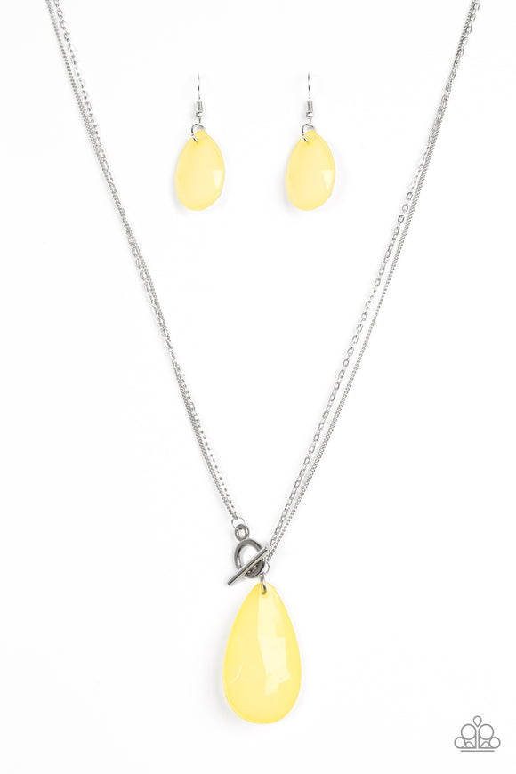 Spring Storm - Yellow Necklace - Box 1 - Yellow