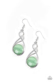 Swept Away - Green Earrings