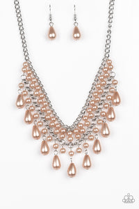 The Guest List - Brown Necklace - Box 4 - Brown