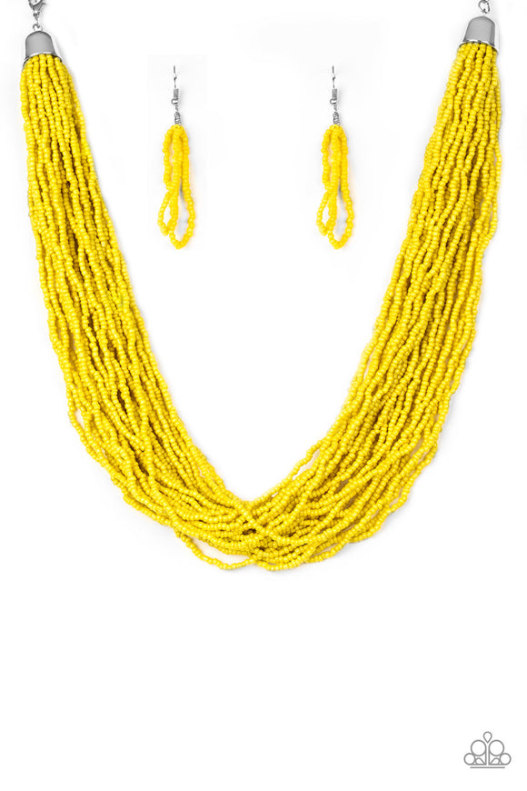 The Show Must CONGO On! - Yellow Necklace - Box 1 - Yellow