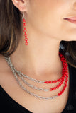 Turn Up The Volume - Red Necklace Box 1 - Red