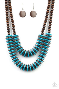 Dominican Disco - Blue Necklace - Box 3 - Blue