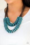 Dominican Disco - Blue Necklace - Box 3 - Blue