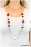 Prismatic - Brown Necklace - Box 4 - Brown