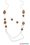 Prismatic - Brown Necklace - Box 4 - Brown