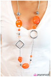 Shadow Dancer - Orange Necklace - Box 4 - Orange