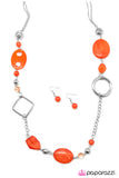 Shadow Dancer - Orange Necklace - Box 4 - Orange