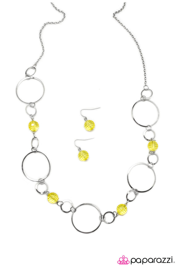 Lets Start At The Very Beginning - Yellow Necklace - Box 3 - Yellow