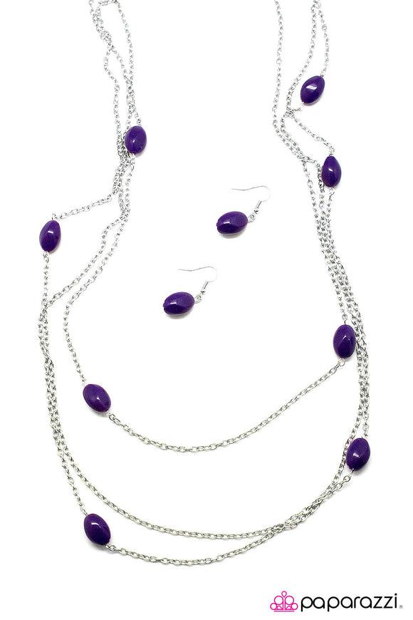 Voodoo Vixen - Purple Necklace - Box 6 - Purple