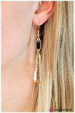 Arabian Nights - Black/Gold Earrings