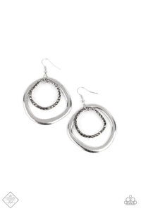 Spinning With Sass - Silver Earrings