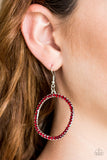 Stoppin' Traffic - Red Earring - Box RedE1