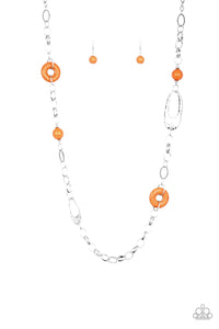 Artisan Artifact - Orange Necklace - Box 6 - Orange