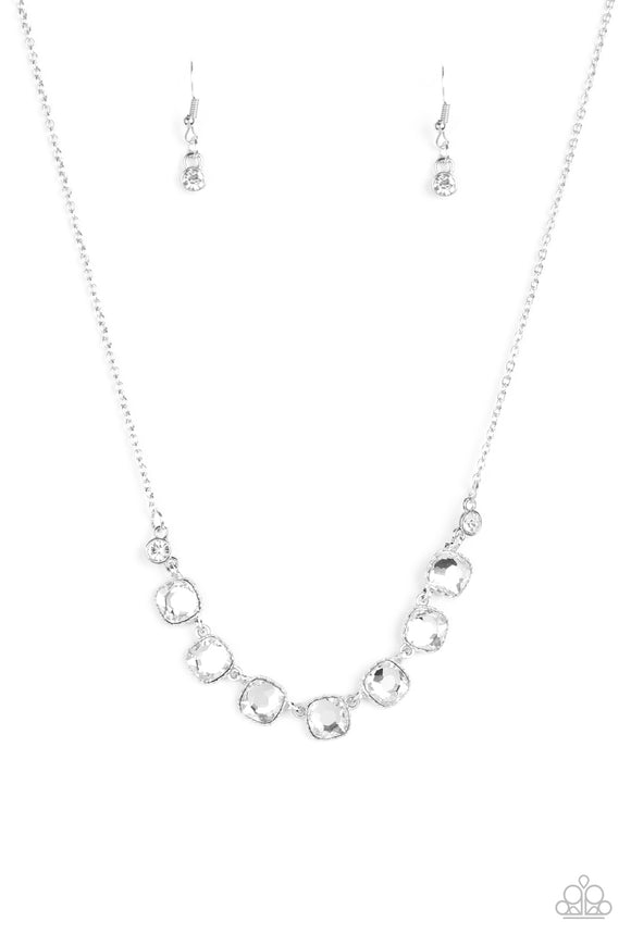 Deluxe Luxe - White Necklace - Box 10 - White