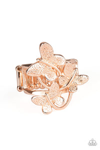 Full Of Flutter-  Rose Gold Ring - Box 8
