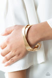 Haven't SHEEN Nothing Yet - Gold Cuff Bracelet - Bangle Gold Box