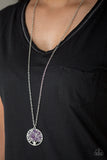 Naturally Nirvana - Purple Necklace - Box 5 - Purple