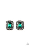 Young Money - Green Post Earring - Box 1 - Green