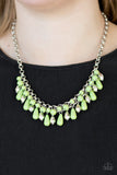 Coastal Cabanas - Green Necklace - Box 6 - Green