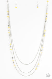 Colorful Cadence - Yellow Necklace - Box 3 - Yellow