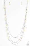 Colorful Cadence - Yellow Necklace - Box 3 - Yellow