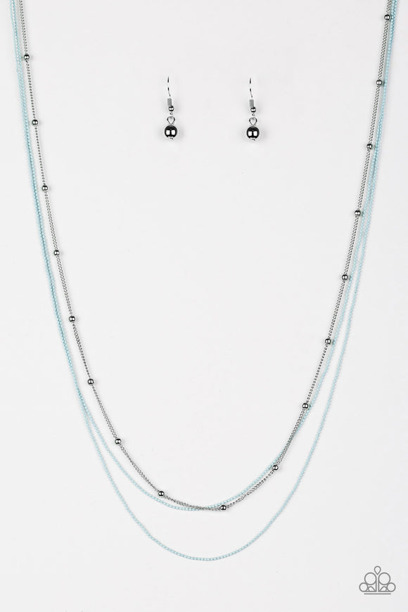 Colorfully Chic - Blue Necklace - Box 2 - Blue