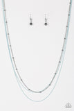 Colorfully Chic - Blue Necklace - Box 2 - Blue