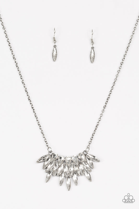 Crowning Moment - White Necklace - Box 5 - White