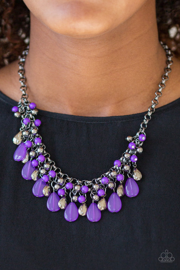 Diva Attitude - Purple Necklace - Box 1 - Purple