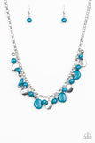 Flirtatiously Florida - Blue Necklace - Box 2 - Blue