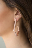 Geo Grand - Copper  Hoop Earrings