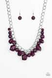 Gorgeously Globetrotter - Purple Necklace - Box 4 - Purple